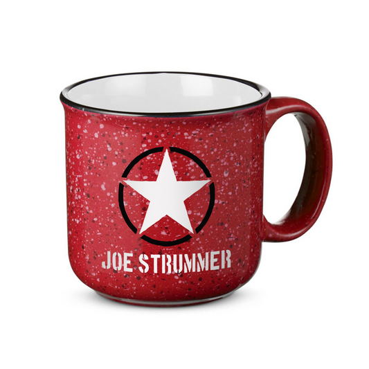 Joe Strummer Campfire Red Mug